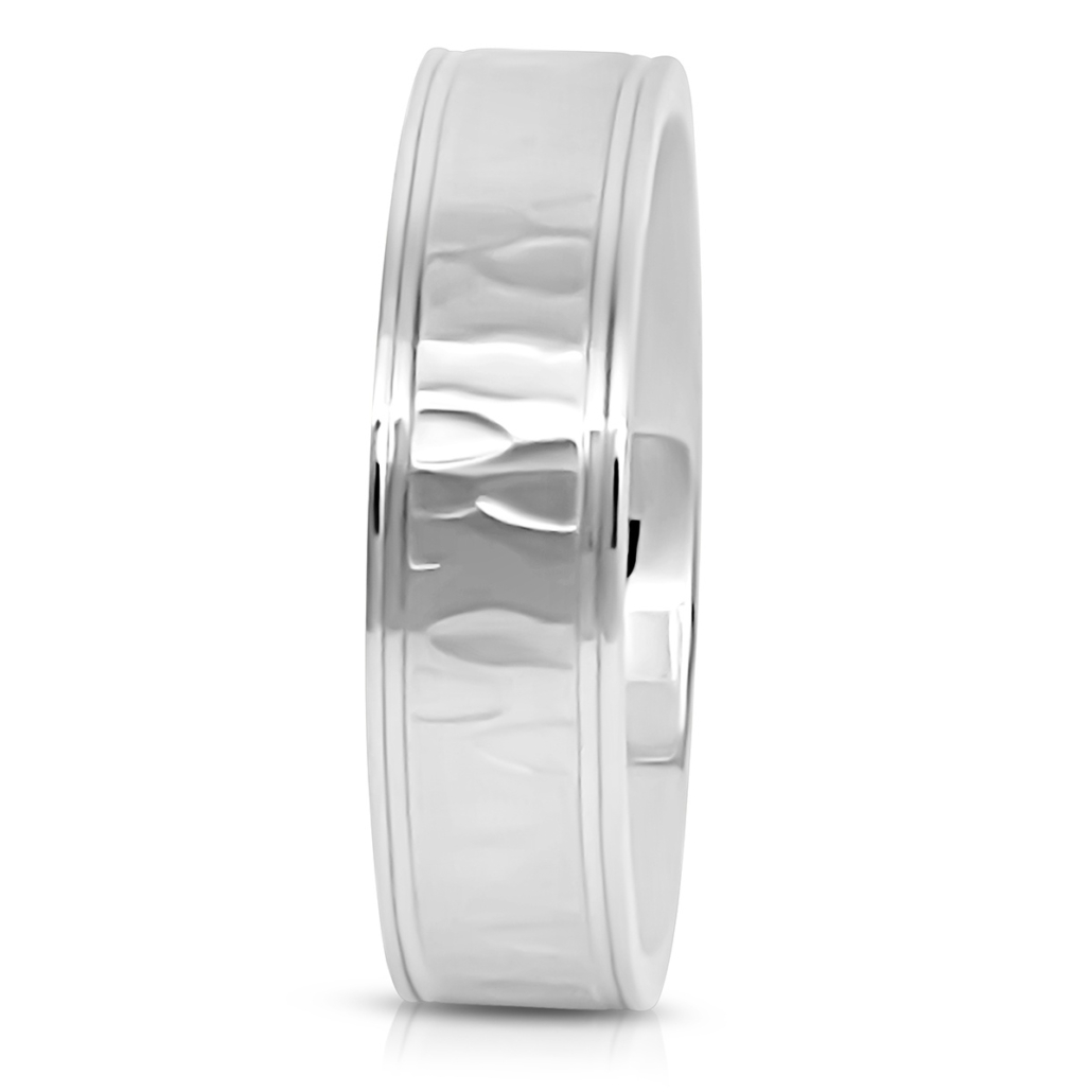 14k W 6MM Ripple Band 2455-12