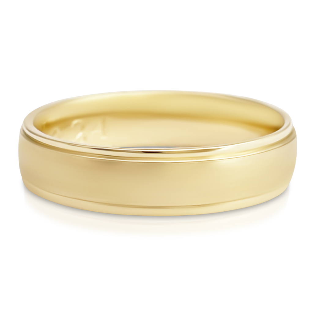 The Classic Satin-Finish Gold Wedding Band 2469-12