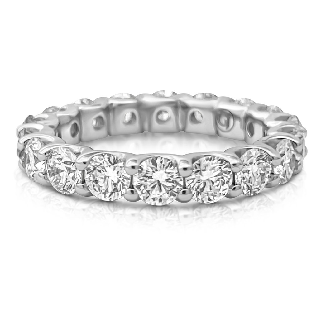 Forever Brilliance: Platinum Diamond Eternity Band 2476-12