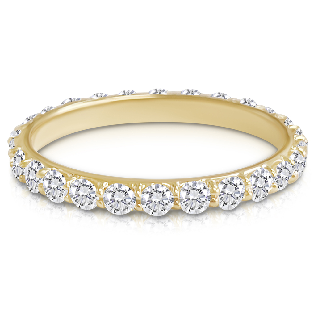 Golden Light Diamond Eternity Band 2489-12