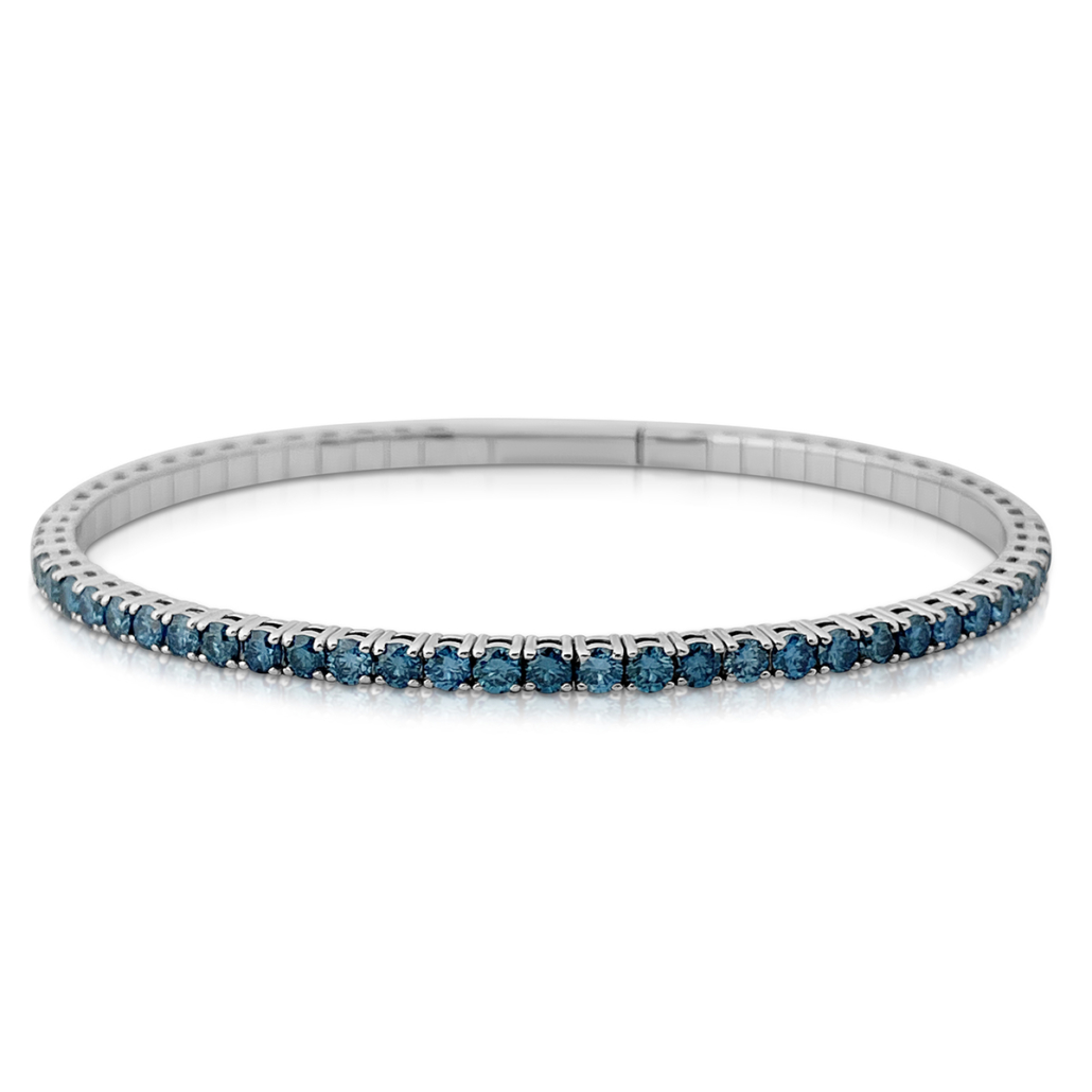 Oceanlight: Blue Diamond Line Bracelet 2495-53