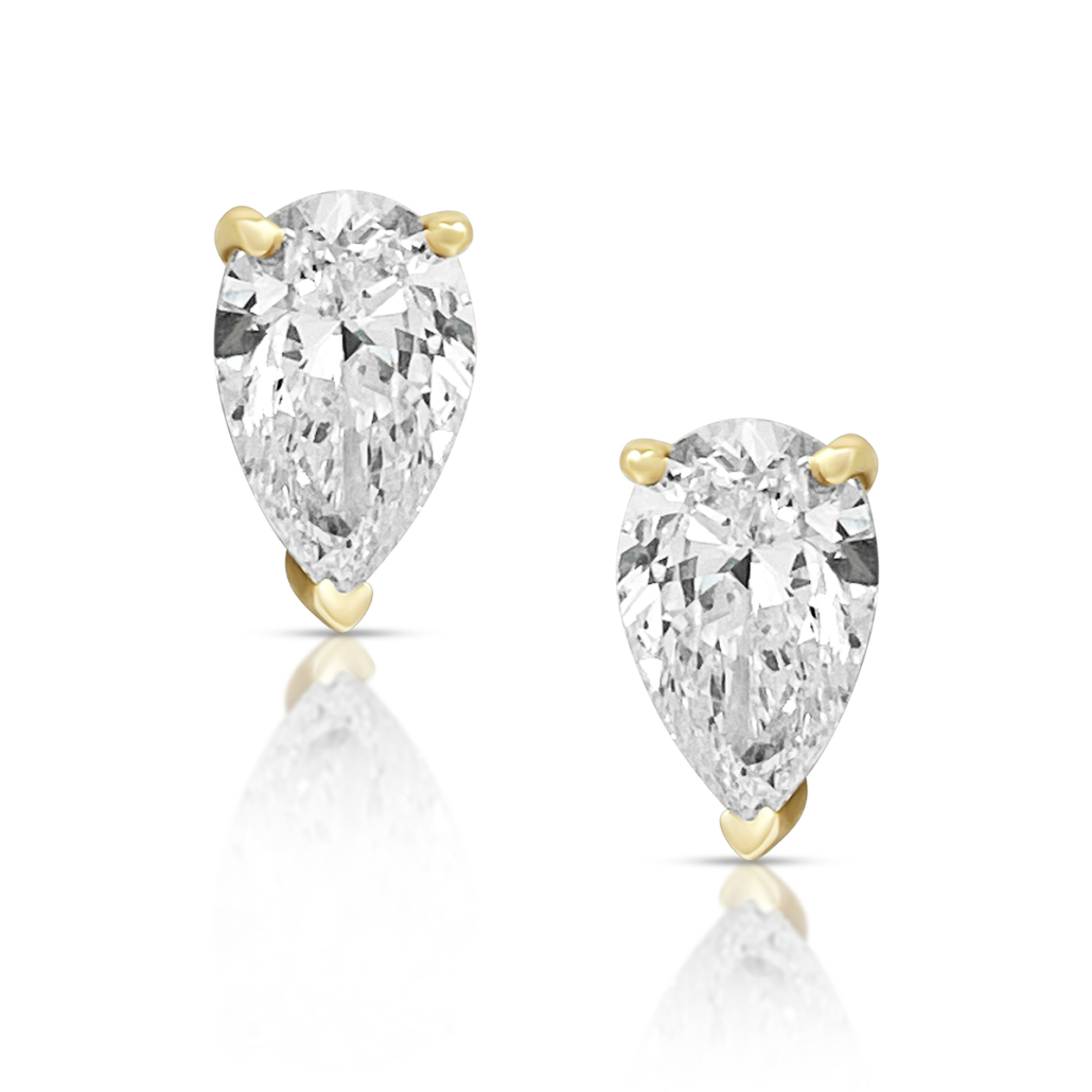 Tear of Light Diamond Studs 2535-21