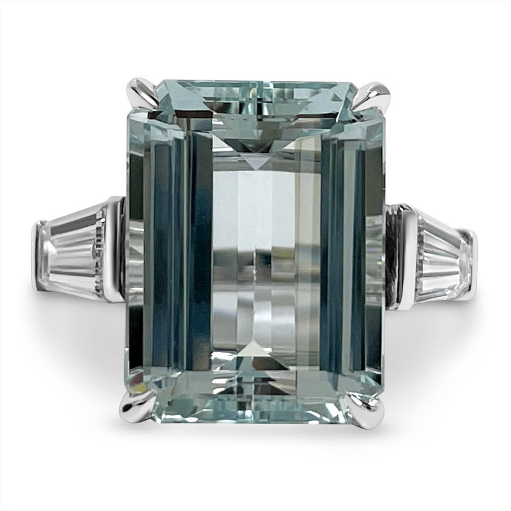 Ocean Light Aquamarine Ring 2536-13