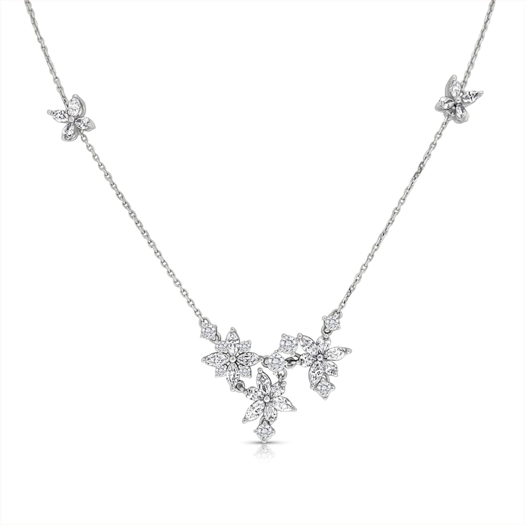 Fluttering Grace Diamond Necklace 2543-43