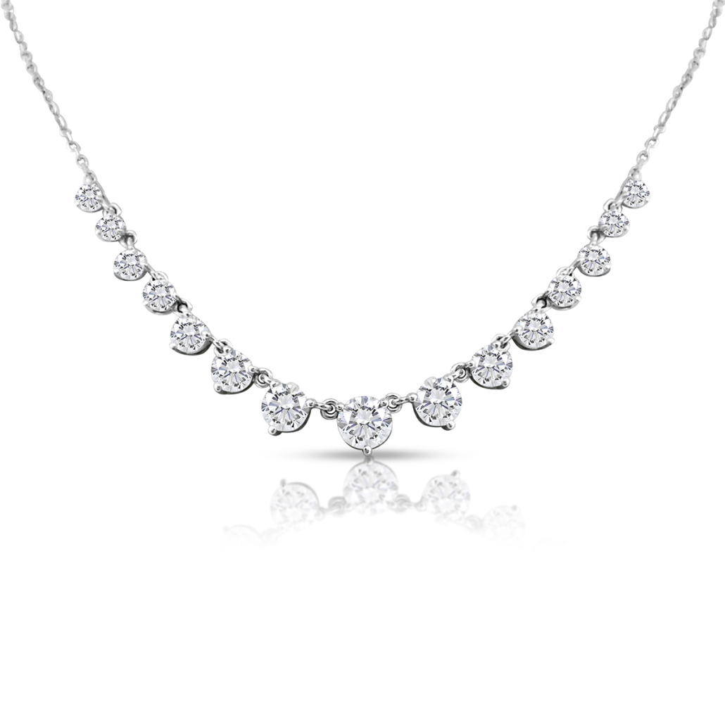Tapered Brilliance Diamond Necklace 2546-43