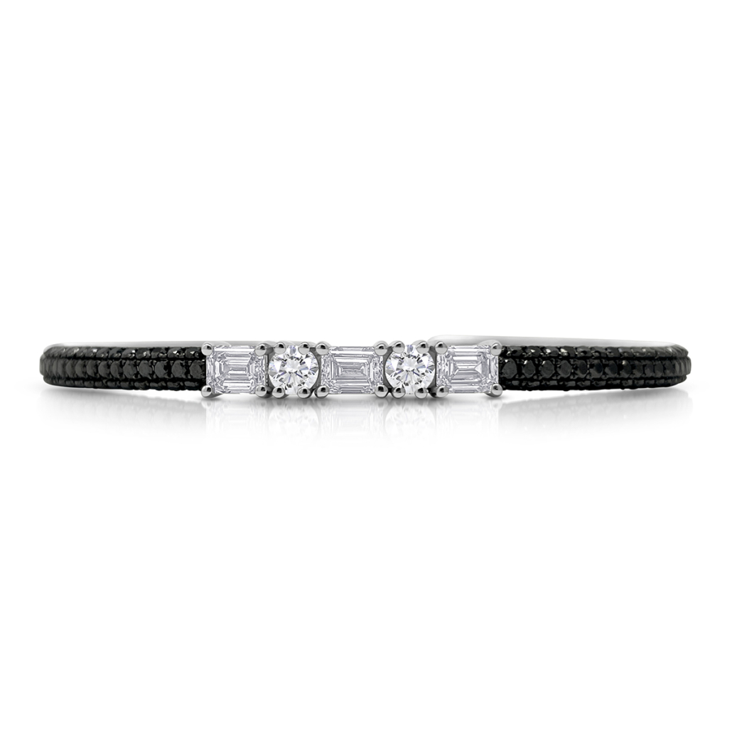 Black & White Diamond Harmony Bangle 2549-53