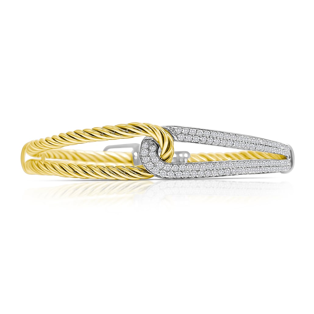 Golden Embrace Diamond Cuff 2560-53