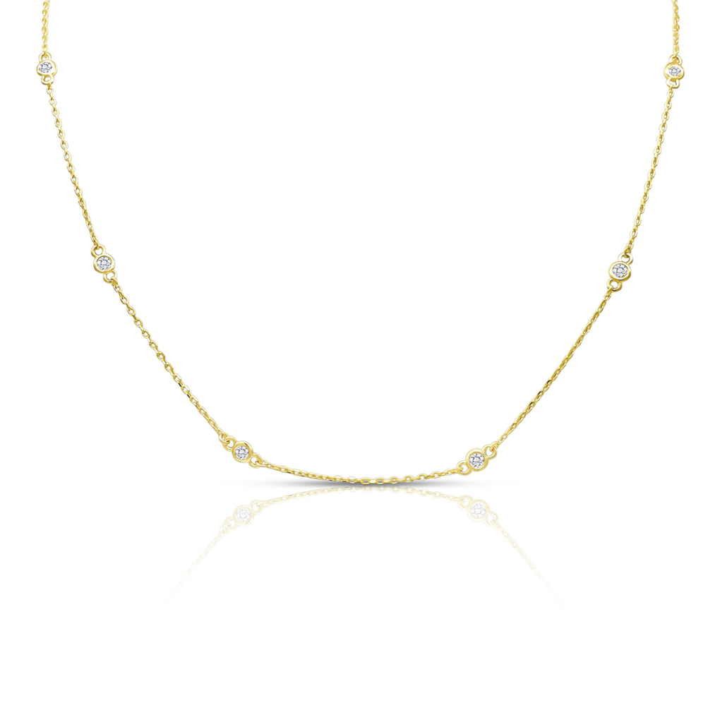 Starlight in Gold Necklace 2616-42