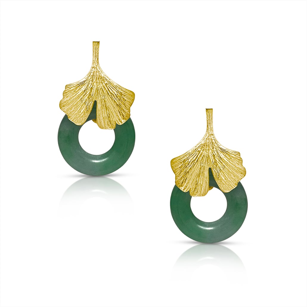 Ginko Leaf Earrings 2540-24