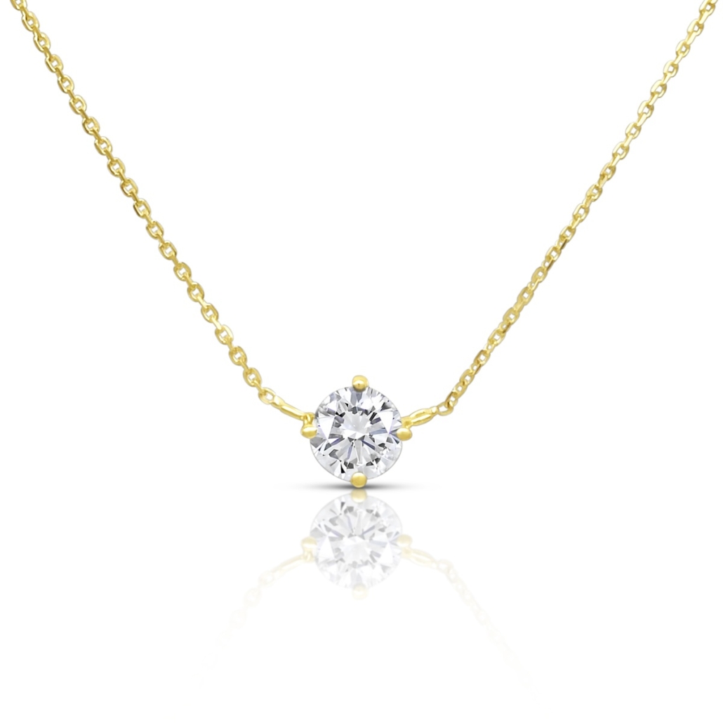 Eternal Winged Solitaire Necklace 2620-31