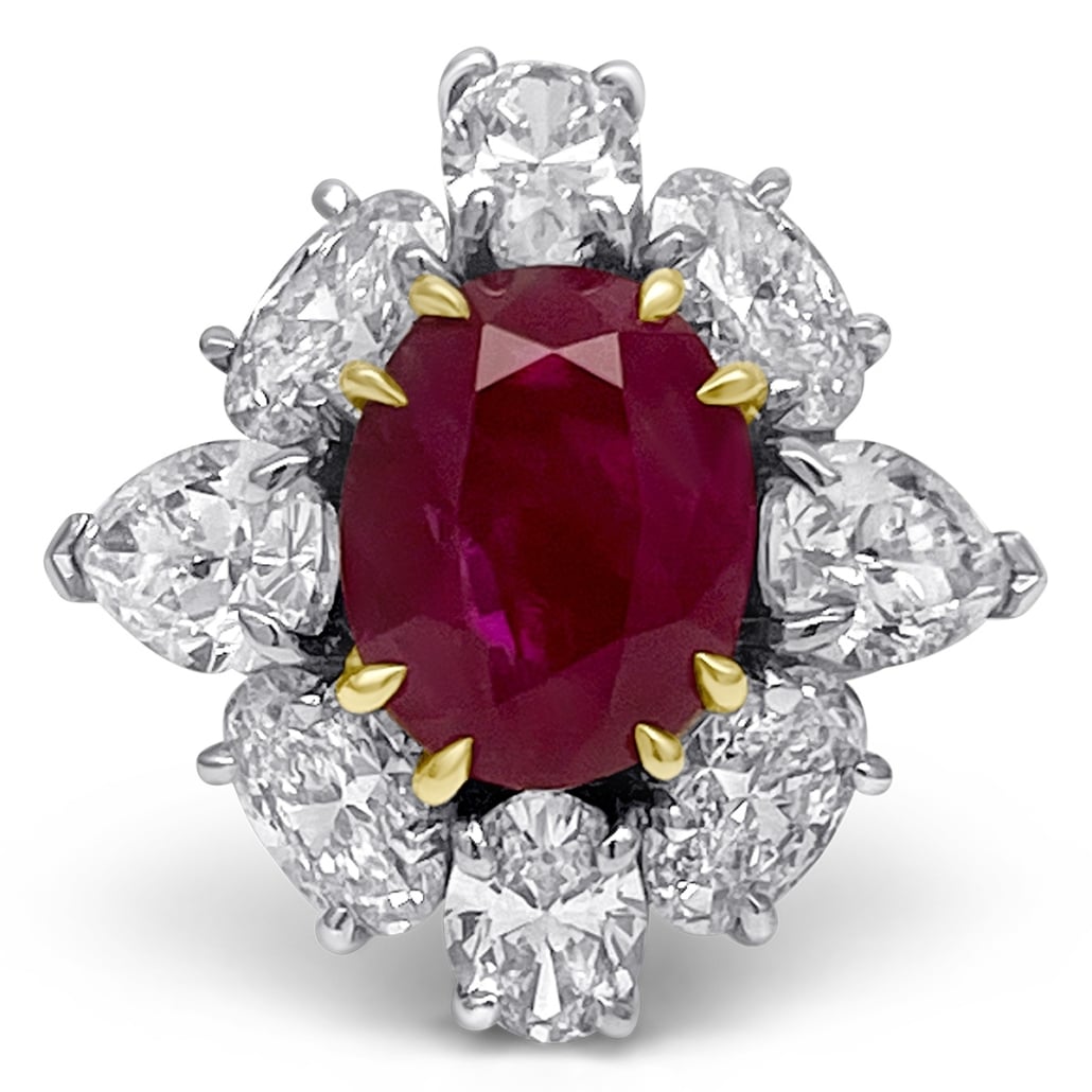 Queen’s Flame: Ruby and Diamond Ring 2637-13