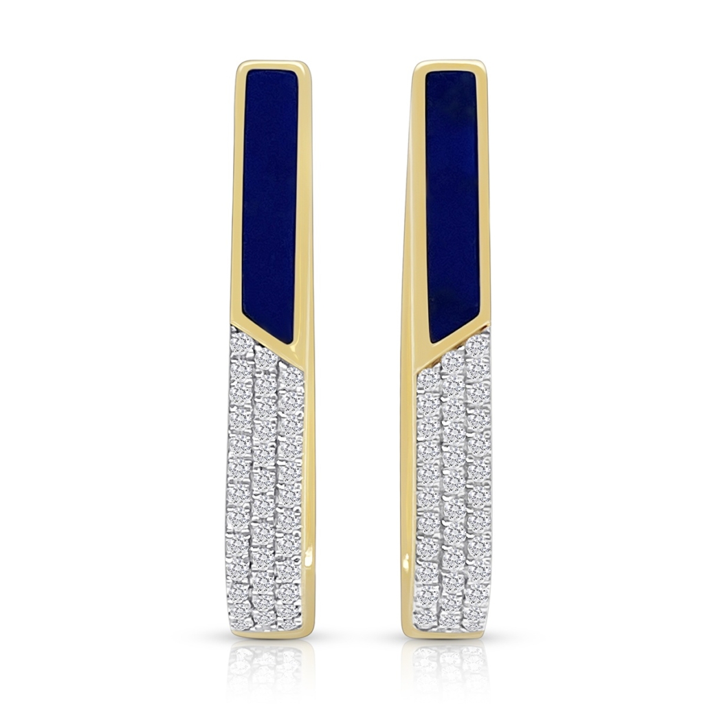 Blue Lapis with Diamond Accents 2656-24
