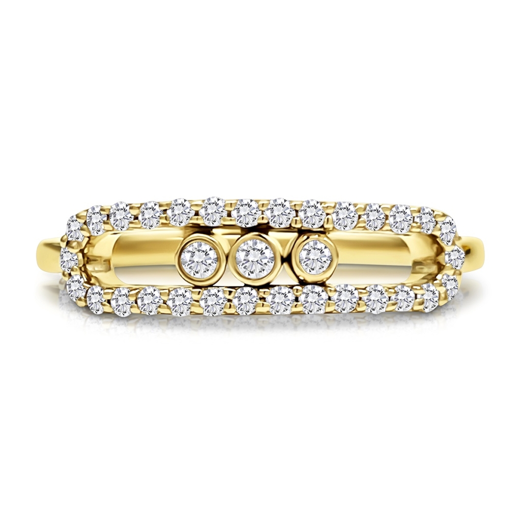 Trio Bezel Slide Ring 2706-13