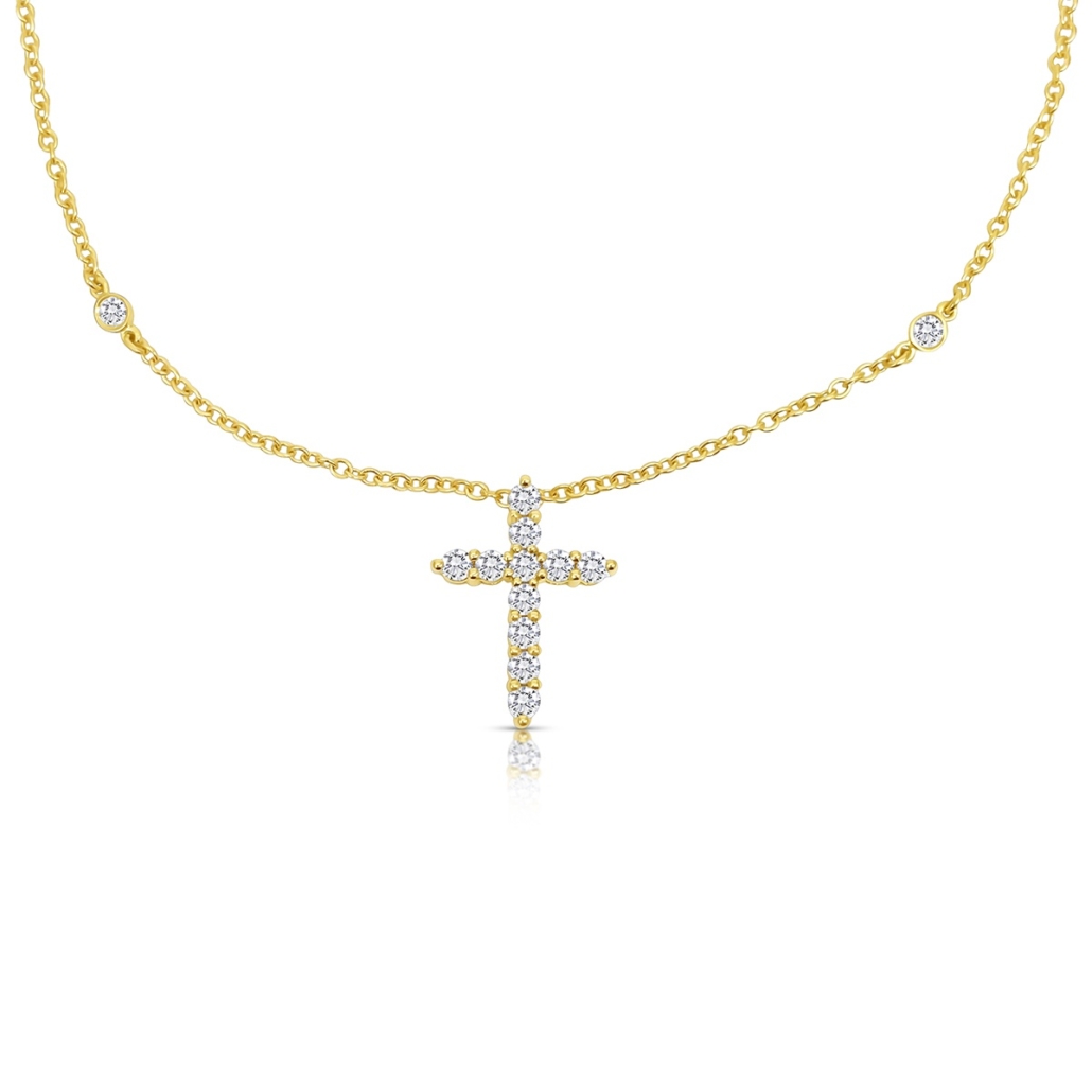 Shining Diamond Cross Pendant 2710-32