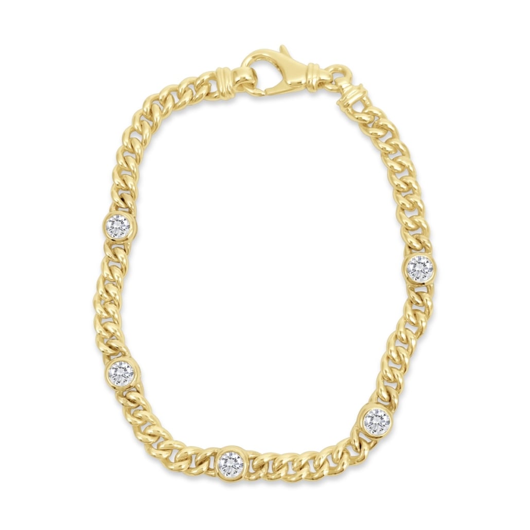 Golden Shine Diamond Bracelet 2717-52