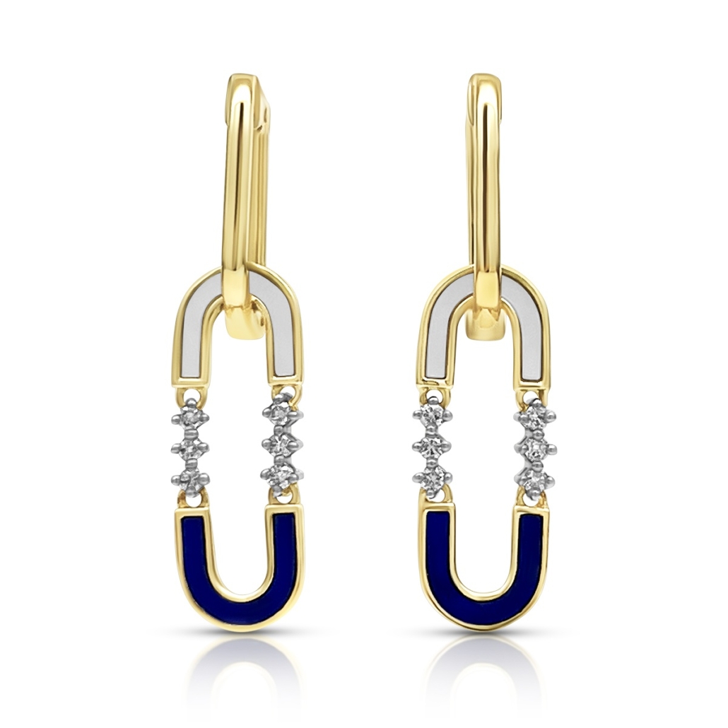The Lapis & Pearl Glow Earrings 2657-24