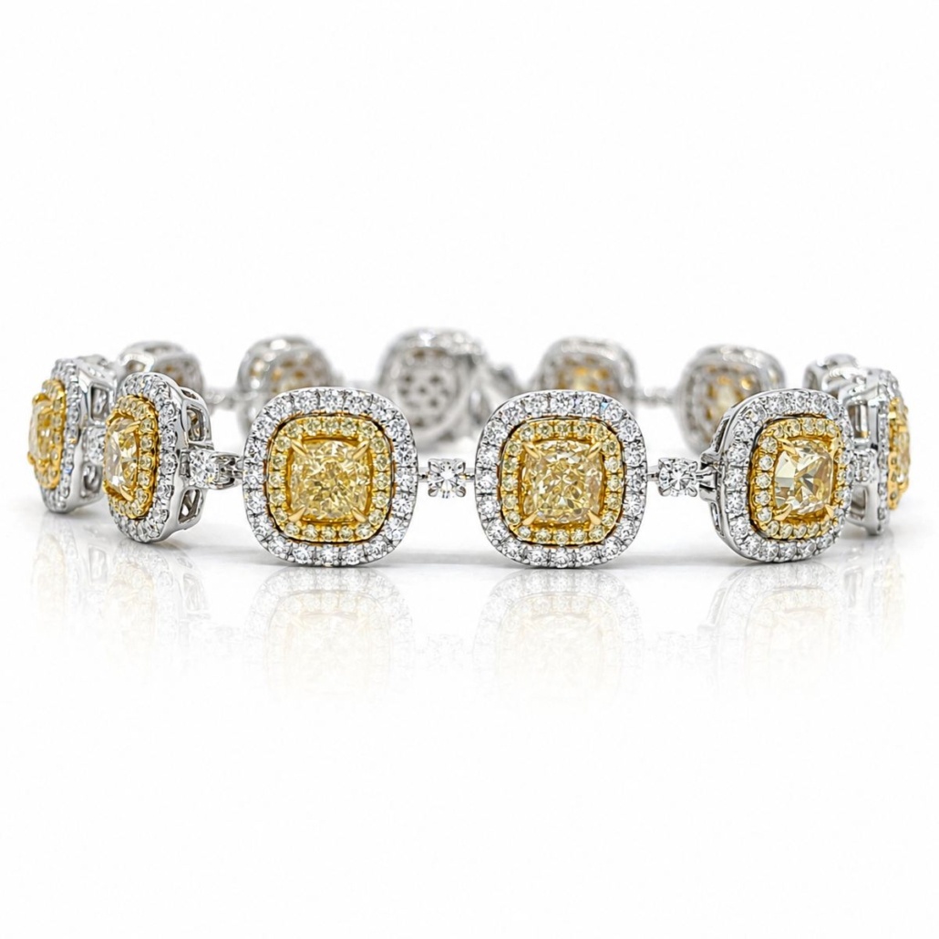 Golden Halo Diamond Bracelet 2791-52