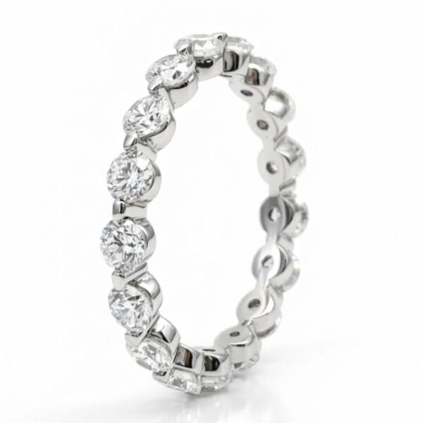 Charming Single Prong Eternity Band 2726-12