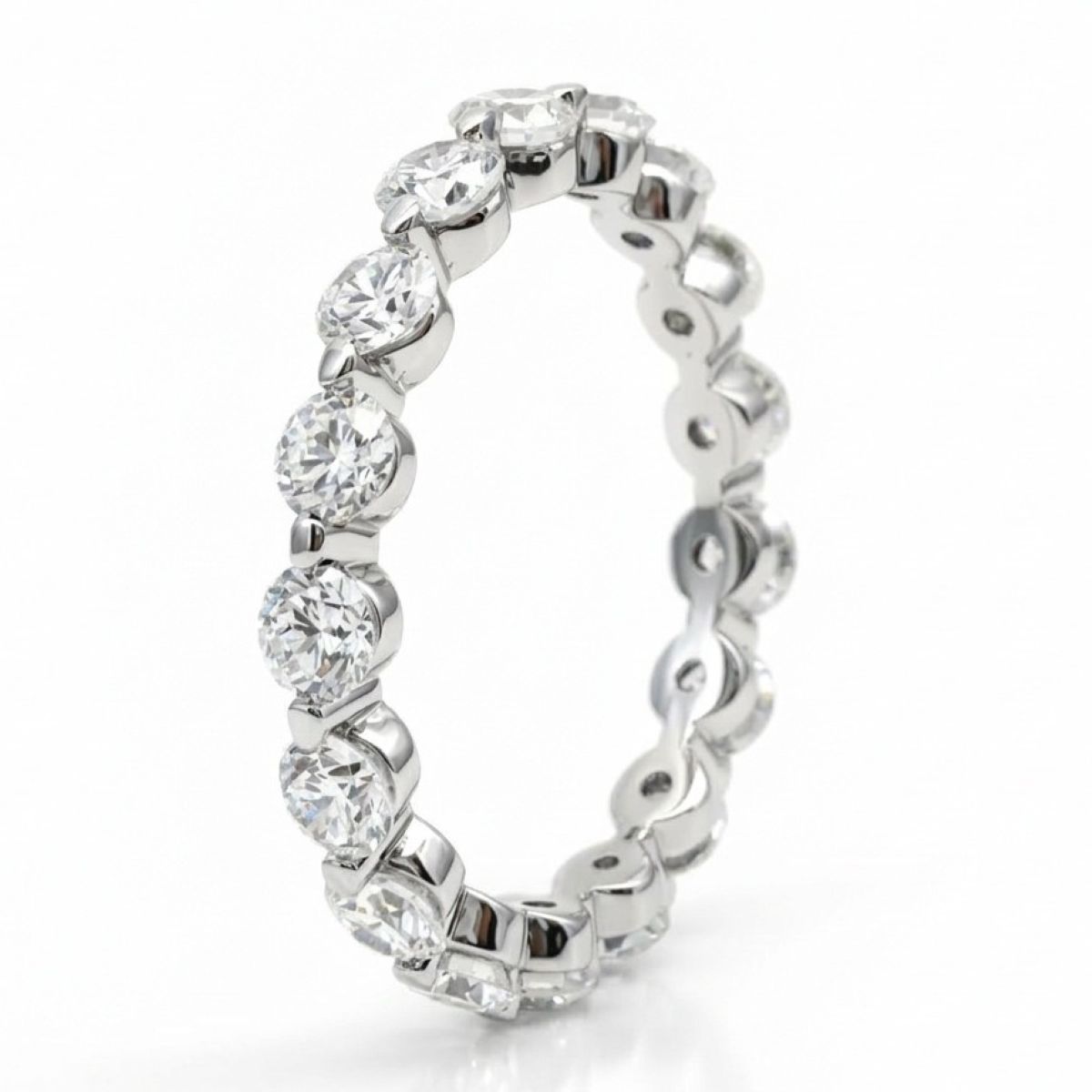 Charming Single Prong Eternity Band 2726-12