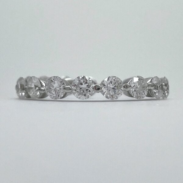 Charming Single Prong Eternity Band 2726-12 alternate view