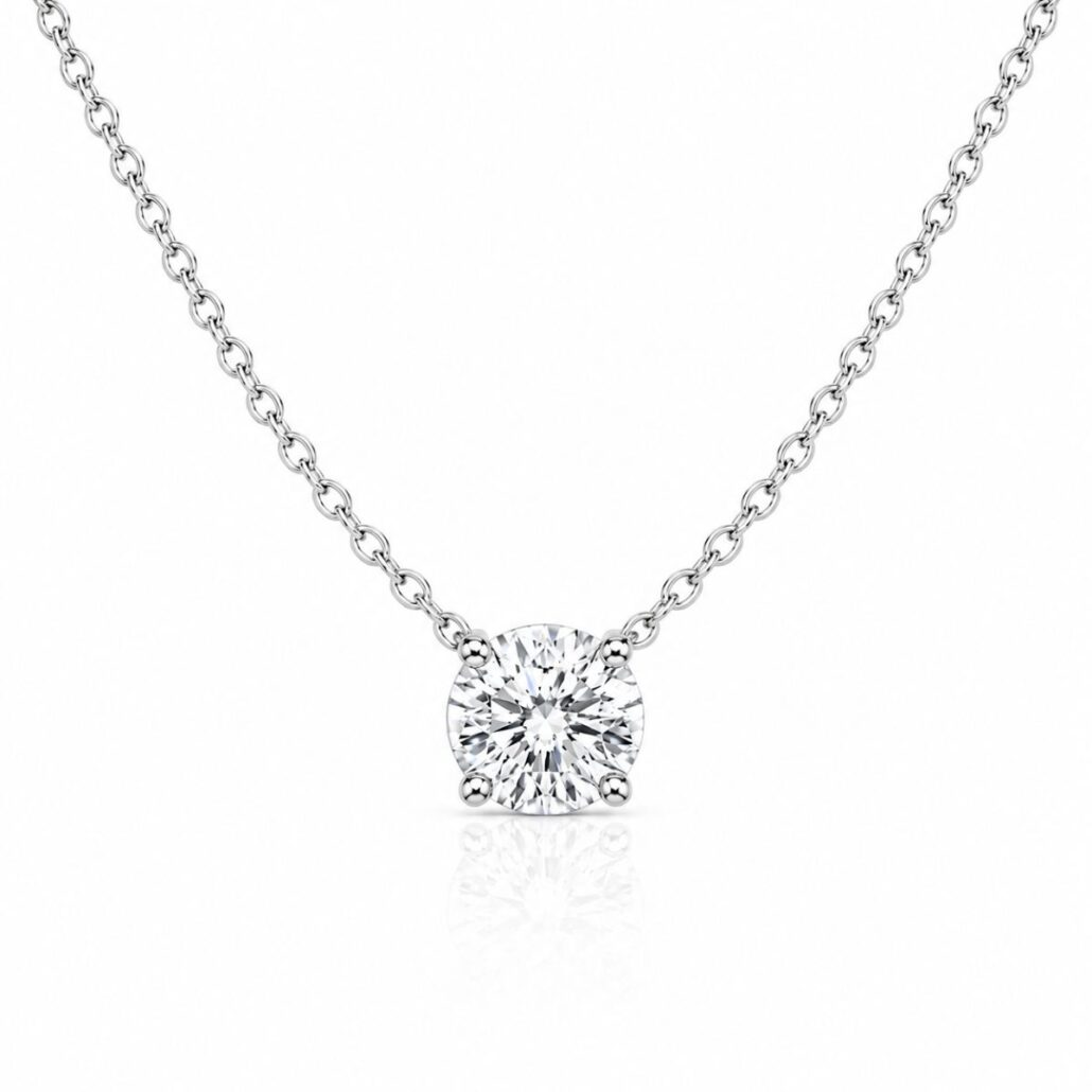 Elegant Classic Solitaire Necklace 2754-31