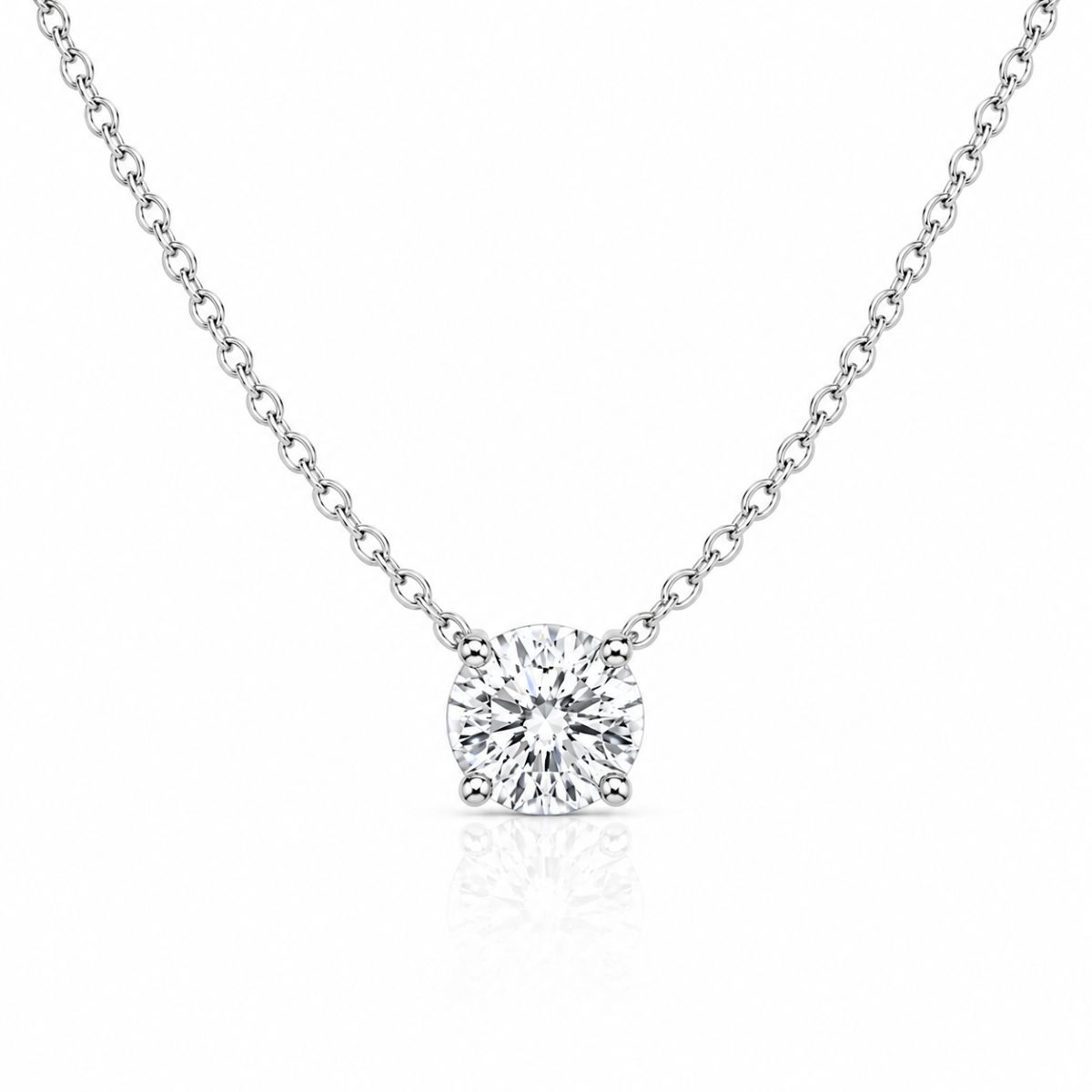 Elegant Classic Solitaire Necklace 2754-31