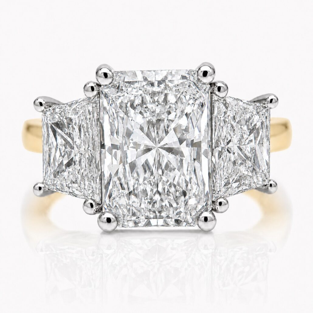 Alexi’s Radiant Three-Stone Diamond Ring 2770-11