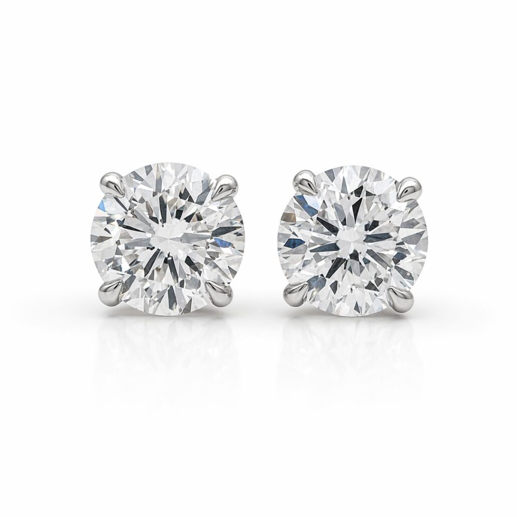 Modern Martini Diamond Studs 2778-21