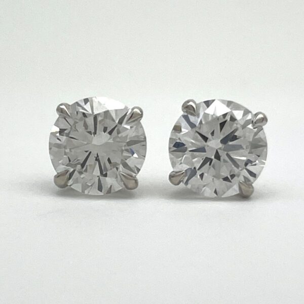 Modern Martini Diamond Studs 2778-21 alternate view