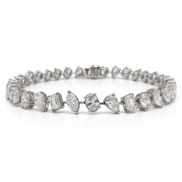 Alternating Multi-Shape Diamond Bracelet 2817-52