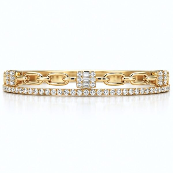 Contemporary Stylish Diamond Bracelet 2714-53