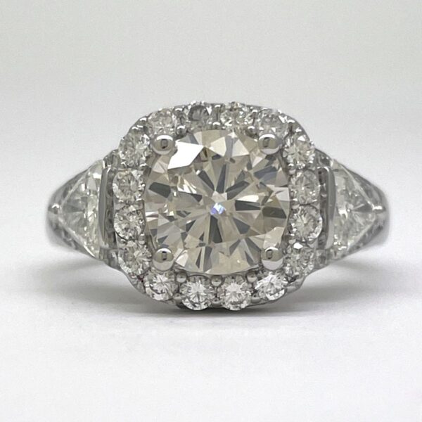 Magnificent Double Halo Diamond Ring 2796-11 alternate view