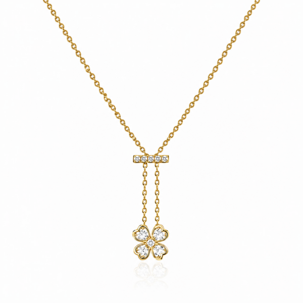 Fluttering Light Diamond Lariat