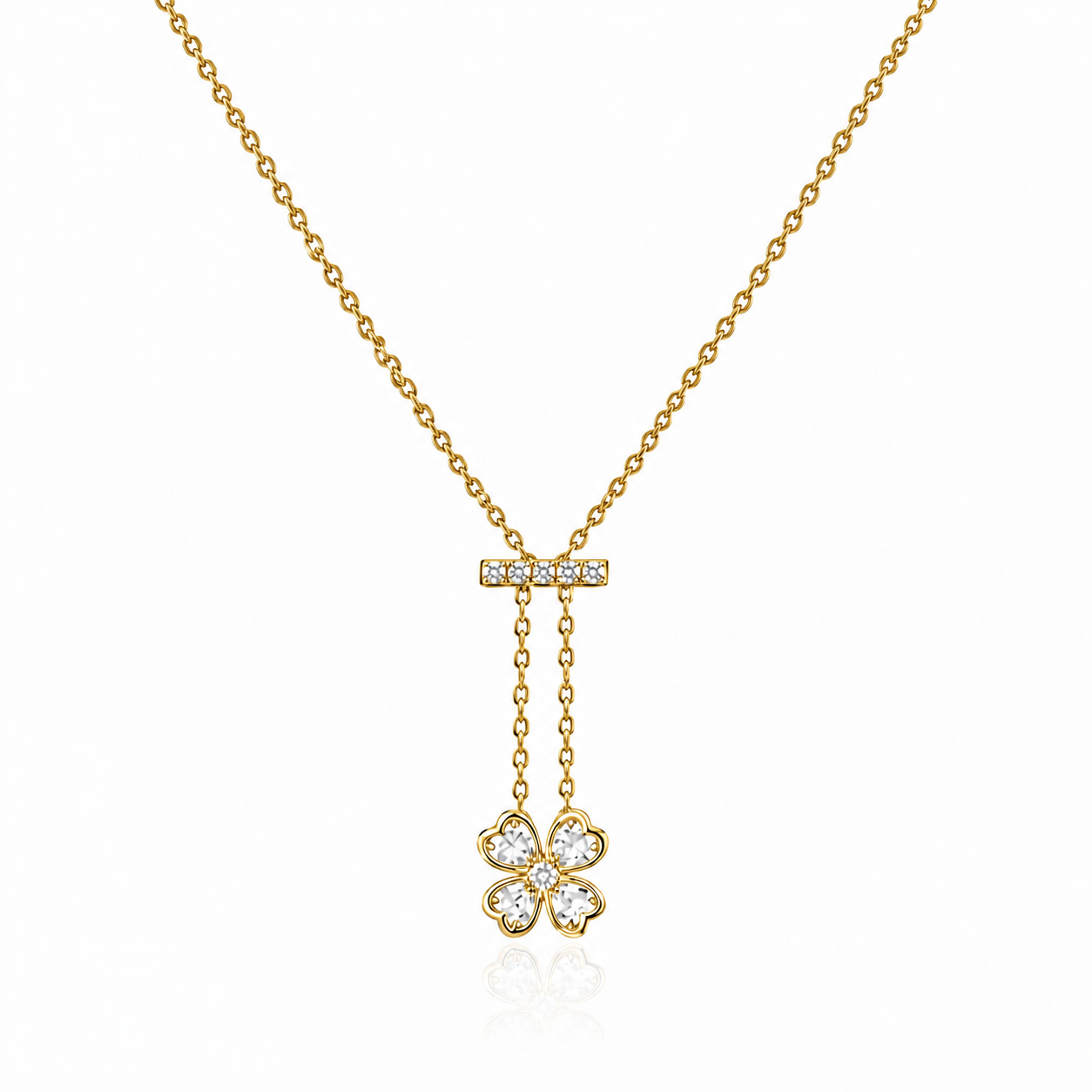 Fluttering Light Diamond Lariat