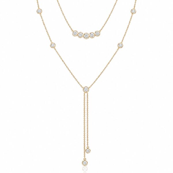 Falling Lights Diamond Necklace 2809-43