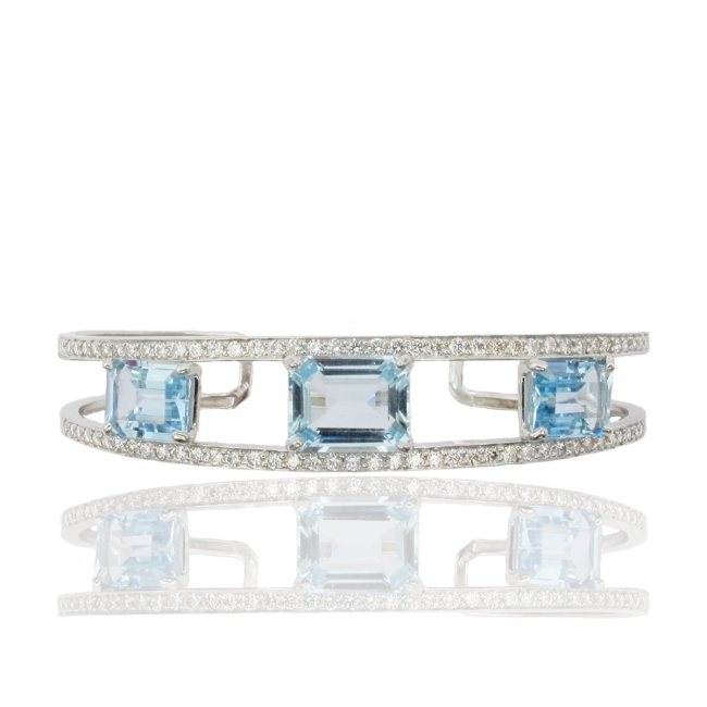 Aquamarine Seawater Cuff